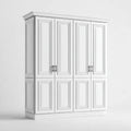 Szafa, Szafka na drzwi 4-drzwiowe w panelach MDF 200 x 60 x 220 cm