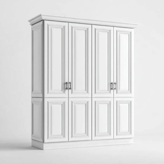 Szafa, Szafka na drzwi 4-drzwiowe w panelach MDF 200 x 60 x 220 cm