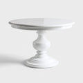Stół do jadalni, Biała płyta MDF z lakierowanego MDF Ø120 x 75 cm