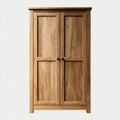 Szafa, Hardy szafa z 2 bramami Dindub Brązowy w panelach MDF Dinduct, 100 x 55 x 200 cm