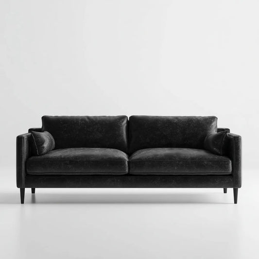Sofa, 2 fotela w poliestrowym aksamicie 180 x 88 x 85 cm